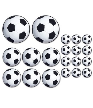 BEISTLE 20CT CUTOUTS SOCCER BALL