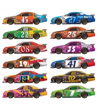 BEISTLE 12ct Race Car Props