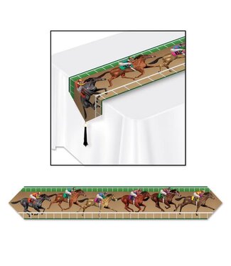 BEISTLE Printed Horse Racing Table Runner-6ft