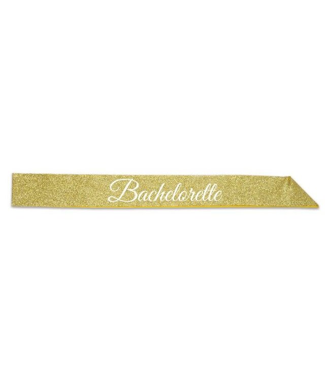 BEISTLE Bachelorette Glittered Sash-Gold