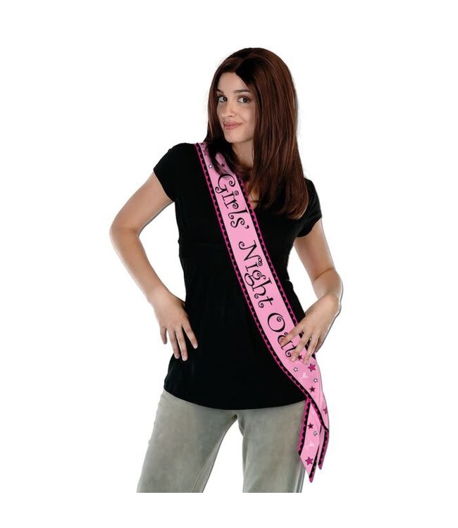 Girls' Night Out Satin Sash