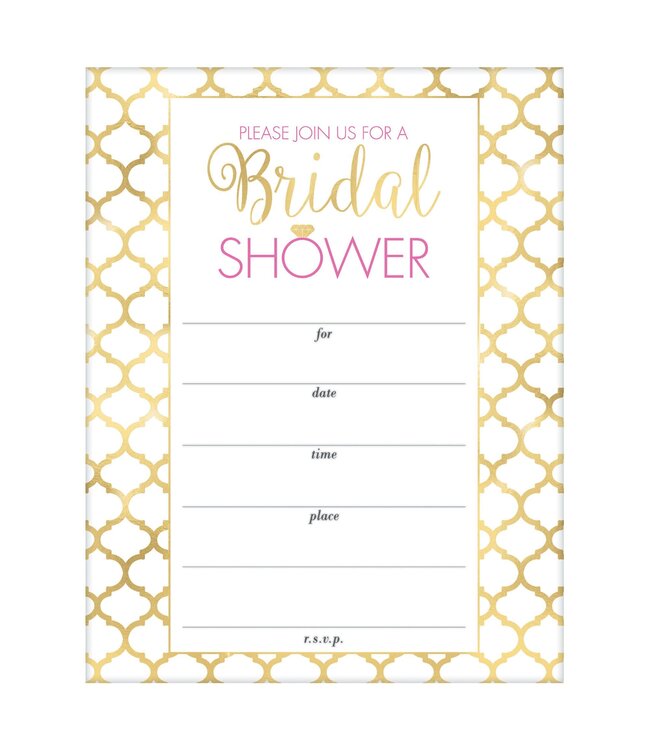 Bridal Shower Value Pack Invitations