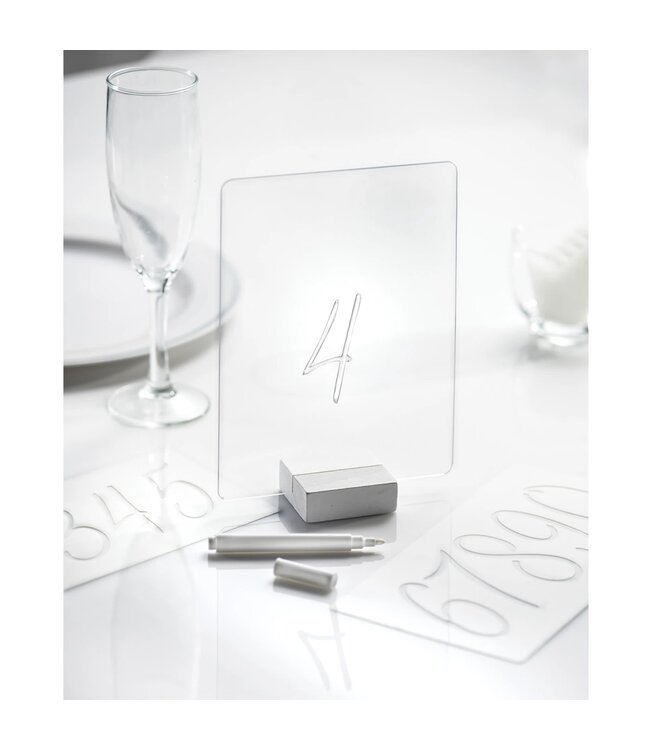 Amscan Table Sign w/ Stencils