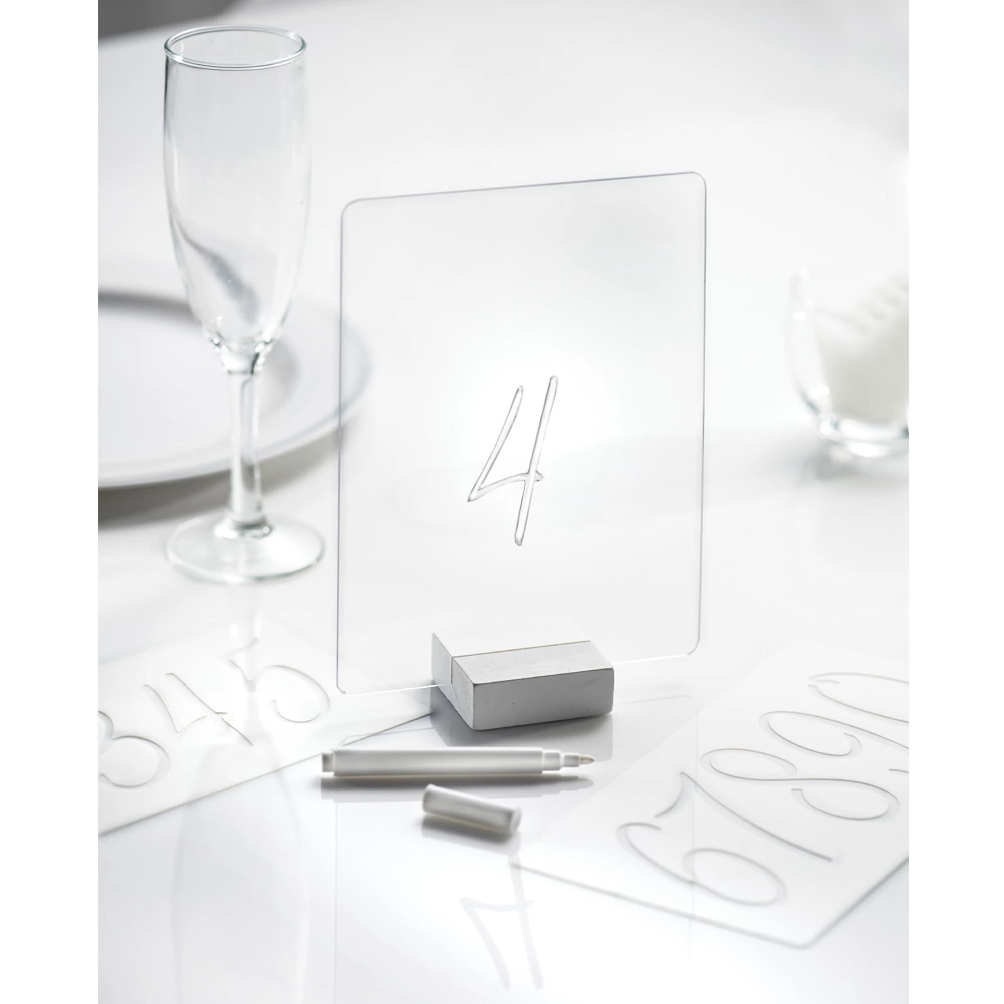Table Scan Sign Table Sign w/ Stencils - Party On!
