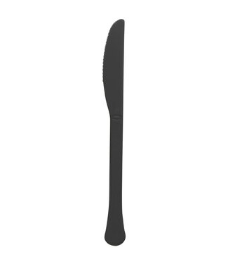 Black Boxed Heavy Weight Knives - 50ct