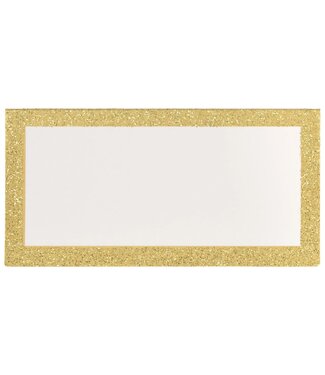 Place Cards - Gold Glitter