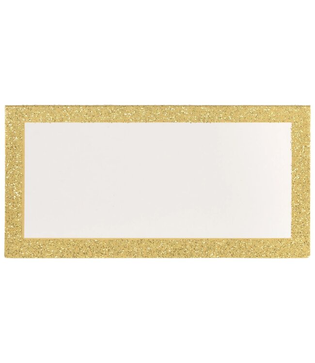 Place Cards - Gold Glitter