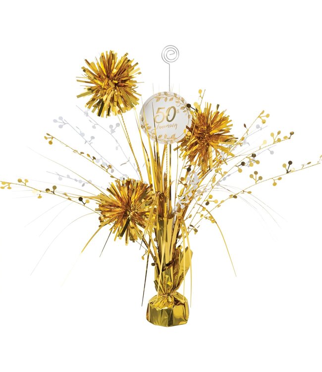 Happy 50th Anniversary Spray Centerpiece