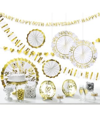 Happy 50th Anniversary Room Decorating Kit