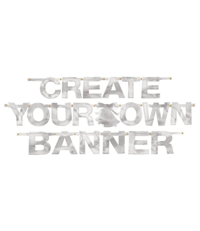 Silver Foil Create-Your-Own Letter Banner