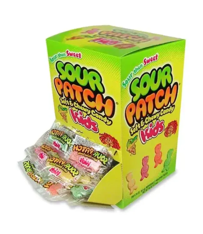Sour Patch Kids Cadbury Adams Sour Patch Kid, Individually Wrap 240 countped