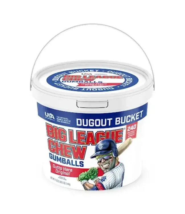 Big League Chew Big League Gumballs, Outta' Here Original, Team Really Bucket