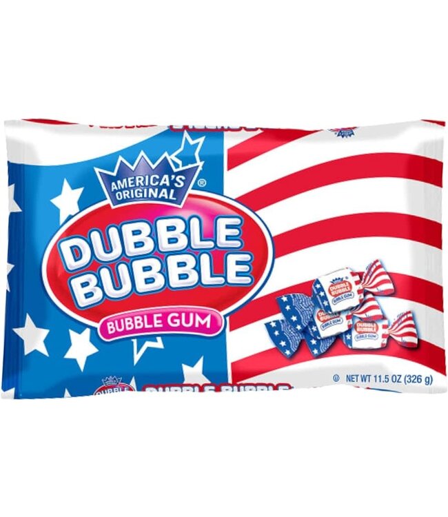 DOUBLE BUBBLE Dubble Bubble Flag Twists Bubble Gum