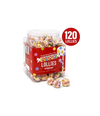 SMARTIES 120ct Smarties Wrapped Pops
