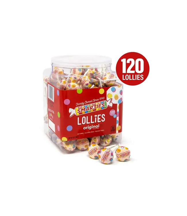 SMARTIES 120ct Smarties Wrapped Pops