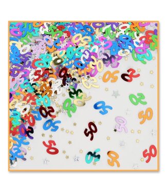 BEISTLE 50 & Stars Confetti