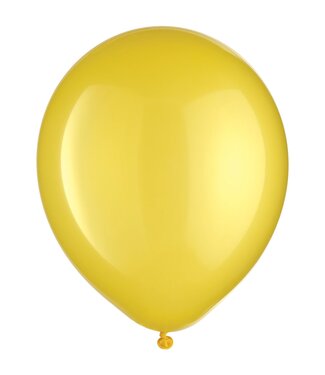 Yellow Sunshine Solid Color Latex Balloons - Packaged