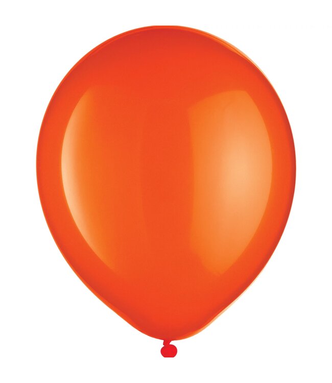 Orange Peel Solid Color Latex Balloons - Packaged