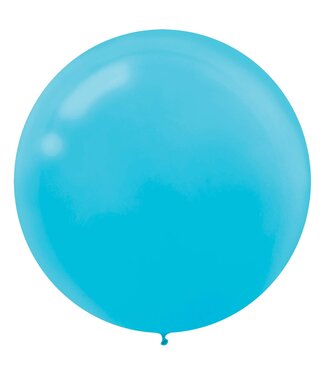 4ct 24in Balloons - Caribbean Blue