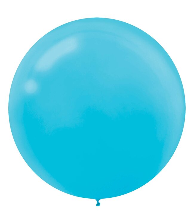 4ct 24in Balloons - Caribbean Blue