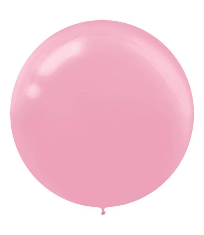 4ct 24in Balloons - New Pink