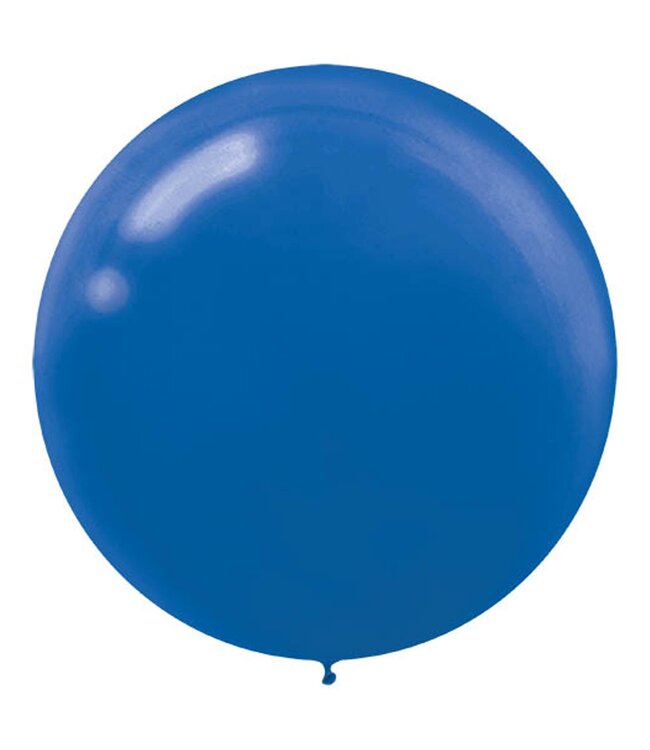 4ct 24in Balloons - Bright Royal Blue