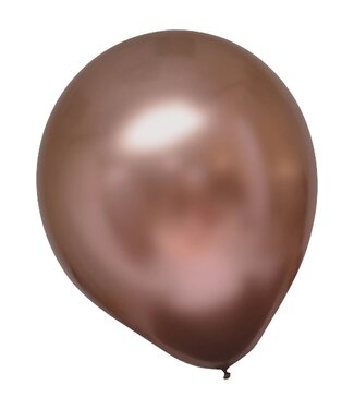 Satin Luxe Latex Balloon- Rose Copper