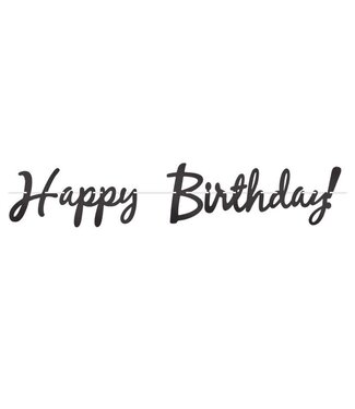 BEISTLE Foil Happy Birthday! Streamer-5ft