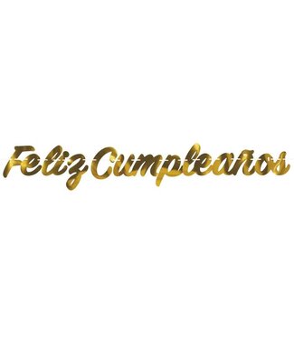 BEISTLE Foil Feliz Cumpleanos Streamer