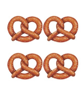 BEISTLE 4CT Pretzel Cutouts