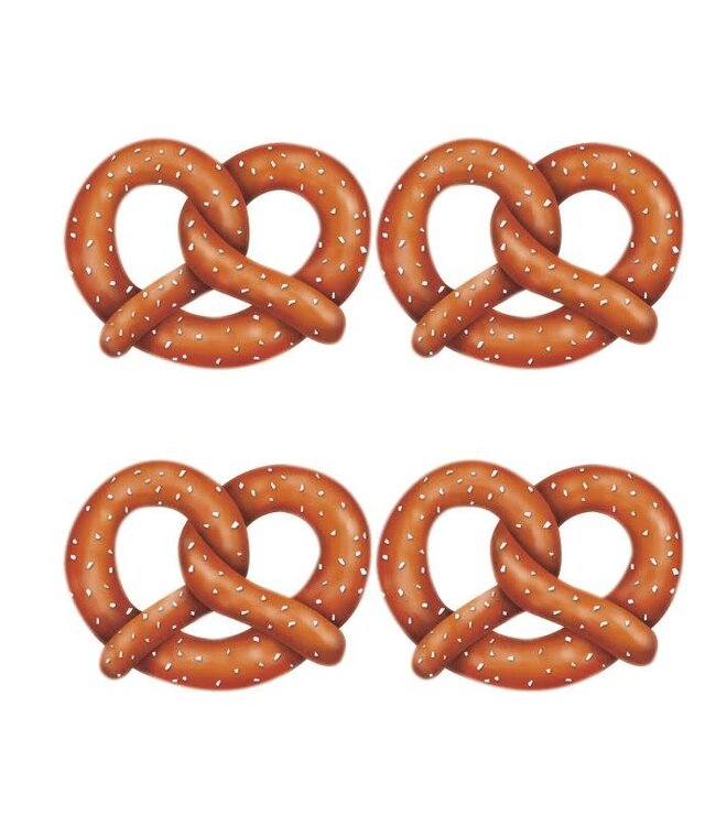 BEISTLE 4CT Pretzel Cutouts