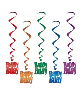 BEISTLE Happy Birthday Whirls-5ct