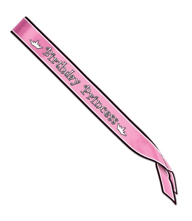 Birthday Princess Satin Sash