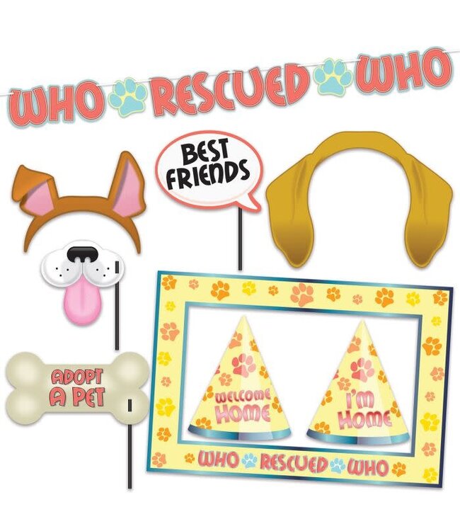 BEISTLE Who Rescued Who Party Kit-9ct