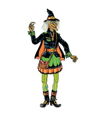 BEISTLE Vintage Halloween Jointed Witch