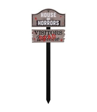 AMSCAN House Of Horrors Mdf Yard Stake