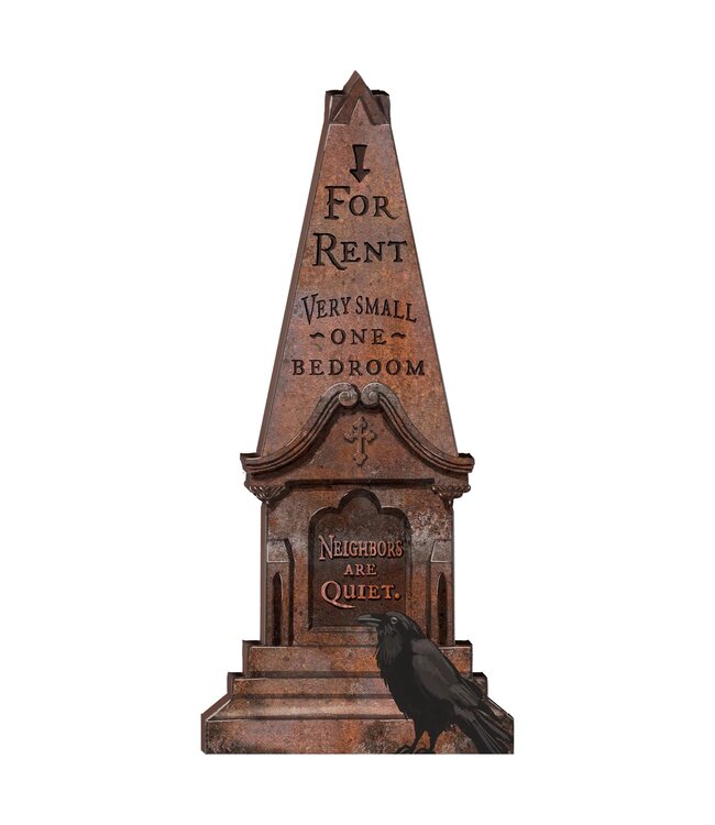 Amscan For Rent Oversized Tombstone