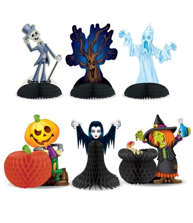 BEISTLE 6CT CENTERPIECES HALLOWEEN