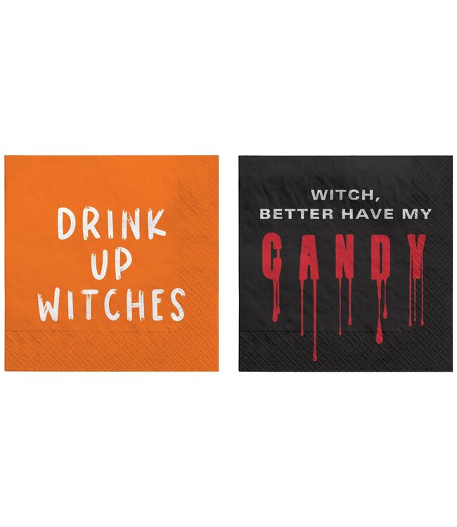 Amscan Witch Multi-Pack Beverage Napkins
