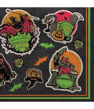 AMSCAN ©Disney Halloween Villains Luncheon Napkins