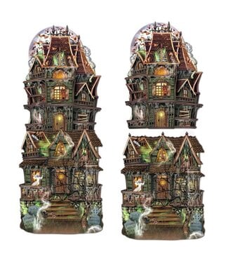 BEISTLE Jumbo Haunted House Cutouts-2ct