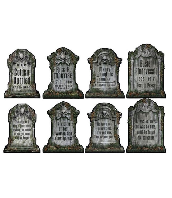 BEISTLE 4ct Tombstone Cutouts