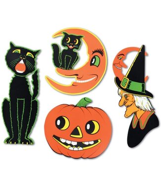 BEISTLE Halloween Cutouts-4ct