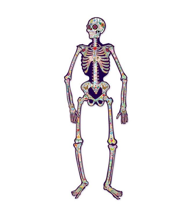 BEISTLE Jointed Day Of The Dead Skeleton