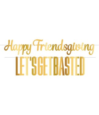 BEISTLE Foil Friendsgiving Streamer Set-2ct