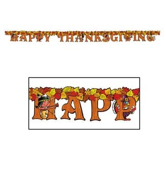 BEISTLE Happy Thanksgiving Streamer