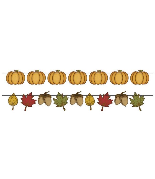 BEISTLE Rustic Fall Streamer Set-2ct