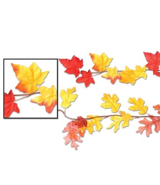 BEISTLE Autumn Leaf Garlands-6ft
