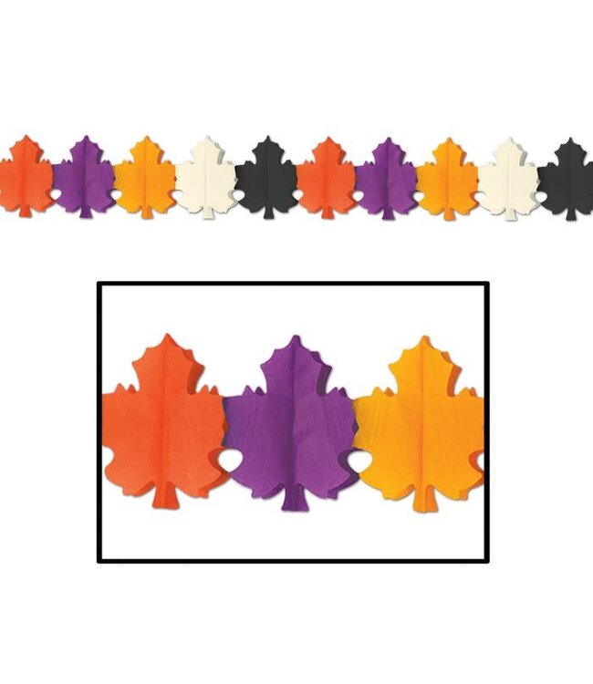 Designer Fall Leaf Garland-12 ft