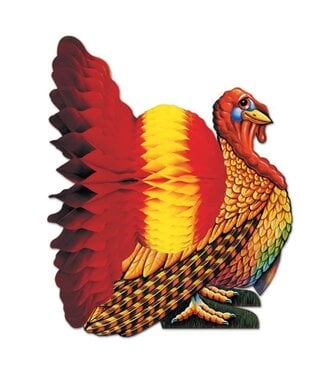 BEISTLE Tissue Turkey Centerpiece-12 in